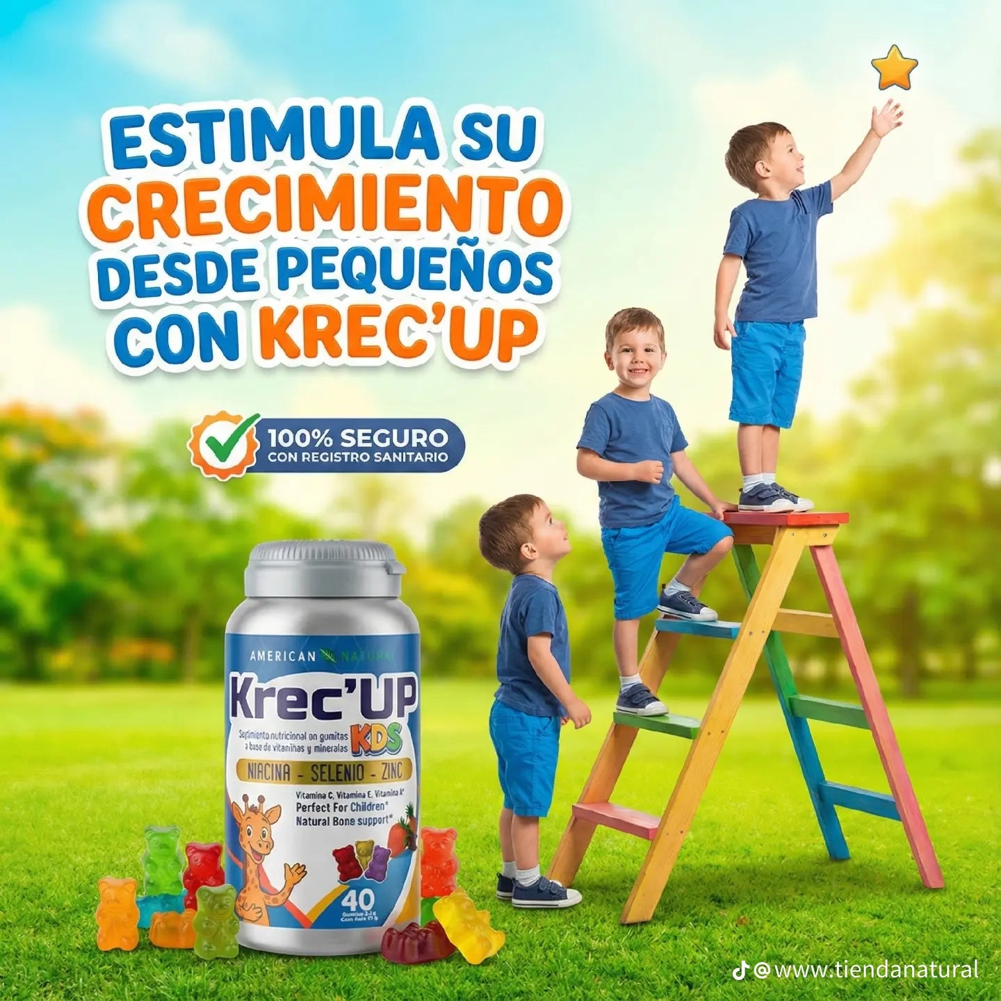 Combo Krece'Up Gomitas+Capsulas