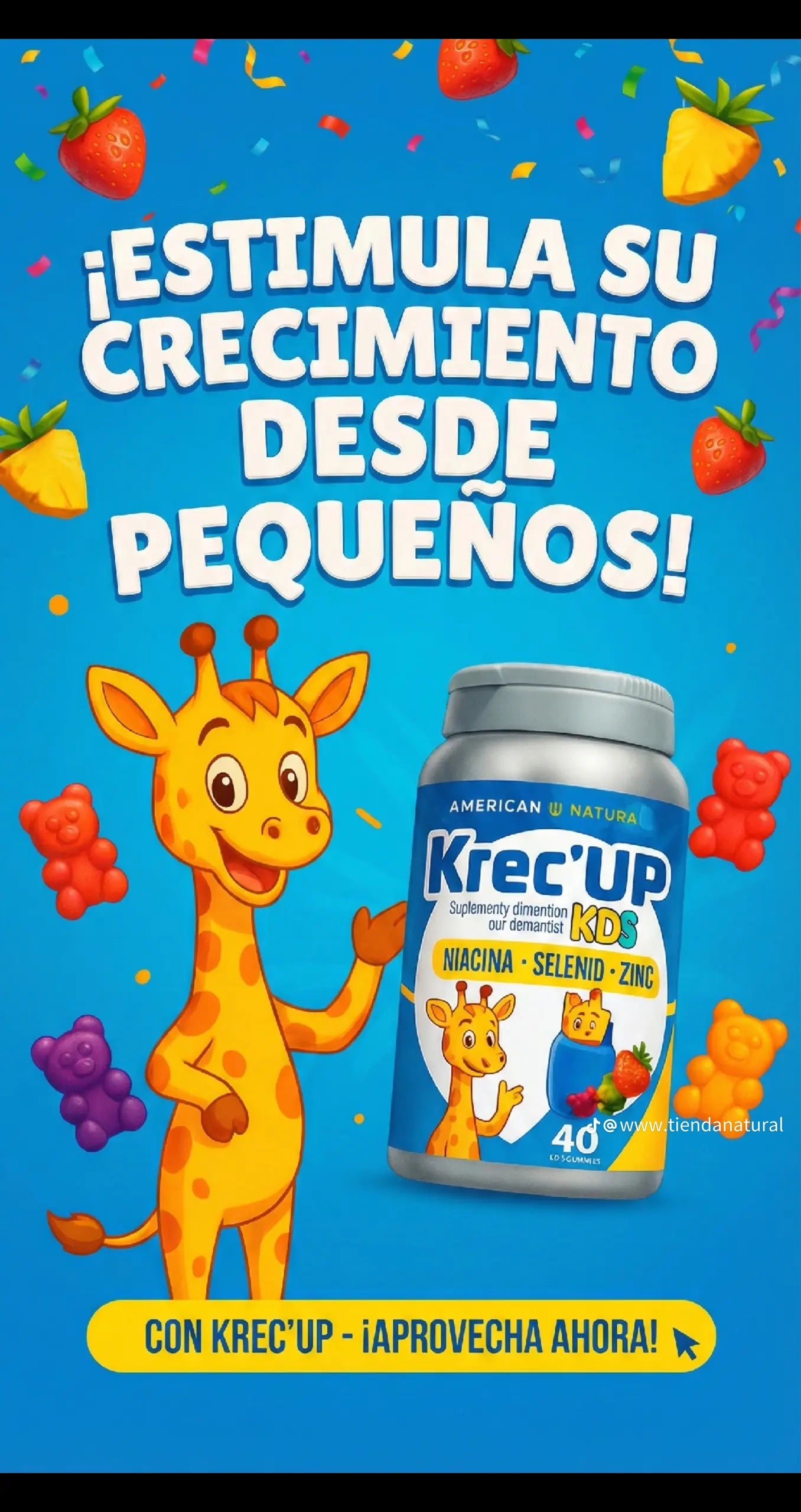 Combo Krece'Up Gomitas+Capsulas