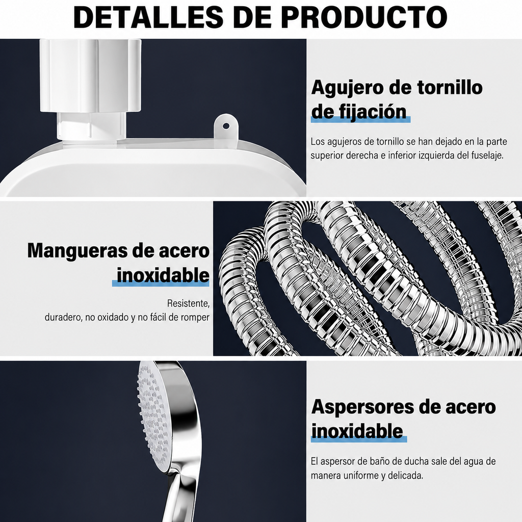 Ducha Con Calentador De Agua